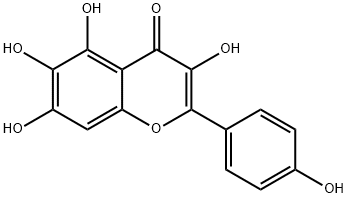 6-羟基山奈酚, 4324-55-4, 结构式