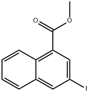 methyl 3-iodo-1-naphthoate Struktur