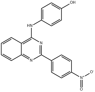 4-{[2-(4-nitrophenyl)quinazolin-4-yl]amino}phenol,432519-43-2,结构式