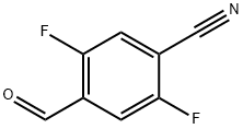 2,5-difluoro-4-formylbenzonitrile Structure