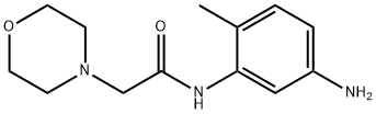 N-(5-amino-2-methylphenyl)-2-morpholinoacetamide Struktur