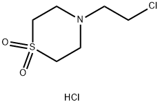 4-(2-chloroethyl)thiomorpholine1,1-dioxide,436852-05-0,结构式