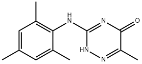 3-(mesitylamino)-6-methyl-1,2,4-triazin-5(4H)-one Structure