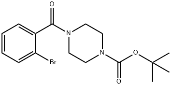 1-BOC-4-(2-溴苯甲酰基)哌嗪, 444581-45-7, 结构式
