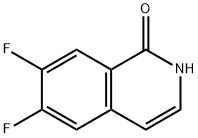 6.7-二氟异喹啉-1(2H)-酮, 444898-79-7, 结构式