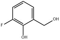 2-氟-6-羟甲基苯酚, 446-58-2, 结构式