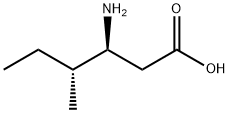 (3S,4R)-3-amino-4-methylhexanoic acid 结构式