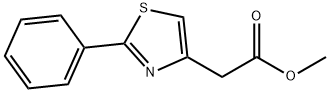 2-(2-苯基噻唑-4-基)乙酸甲酯 结构式