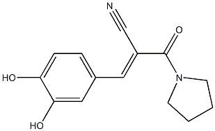 (2E)-3-(3,4-dihydroxyphenyl)-2-(pyrrolidin-1-ylcarbonyl)prop-2-enenitrile|