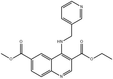 459418-93-0 3-ethyl 6-methyl 4-[(3-pyridinylmethyl)amino]-3,6-quinolinedicarboxylate