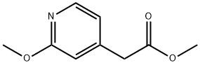 2-(2-甲氧基吡啶-4-基)乙酸甲酯 结构式