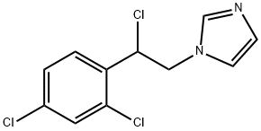 1-(2-chloro-2-(2,4-dichlorophenyl)ethyl)-1H-imidazole Struktur