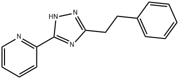2-[3-(2-phenylethyl)-1H-1,2,4-triazol-5-yl]pyridine,467226-76-2,结构式