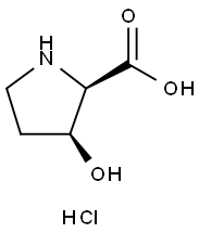 (2r,3s)-3-hydroxypyrrolidine-2-carboxylic acid hydrochloride Struktur