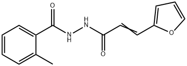 N'-[(2E)-3-(furan-2-yl)prop-2-enoyl]-2-methylbenzohydrazide,468759-19-5,结构式