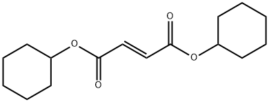 dicyclohexyl fumarate Structure