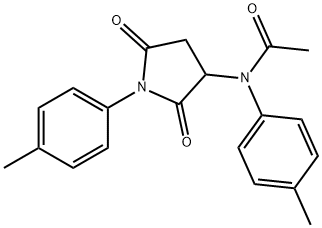 474376-95-9 N-(4-methylphenyl)-N-[1-(4-methylphenyl)-2,5-dioxopyrrolidin-3-yl]acetamide