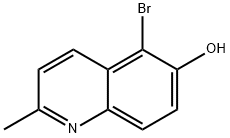 5-bromo-2-methylquinolin-6-ol Structure