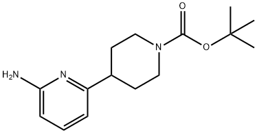 tert-butyl 4-(6-aminopyridin-2-yl)piperidine-1-carboxylate Structure