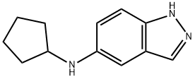 N-cyclopentyl-1H-indazol-5-amine Struktur