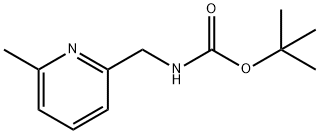 tert-butyl (6-methylpyridin-2-yl)methylcarbamate Structure