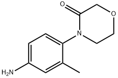 4-(4-Amino-2-methylphenyl)morpholin-3-one,482308-10-1,结构式