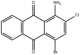 1-amino-4-bromo-2-chloroanthracene-9,10-dione Structure