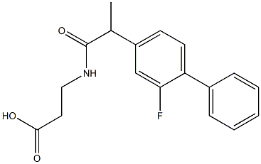 N-[2-(2-fluorobiphenyl-4-yl)propanoyl]-beta-alanine|