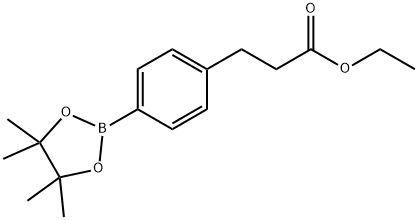 ethyl 3-(4-(4,4,5,5-tetramethyl-1,3,2-dioxaborolan-2-yl)phenyl)propanoate Structure