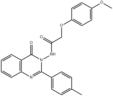 2-(4-methoxyphenoxy)-N-[2-(4-methylphenyl)-4-oxoquinazolin-3(4H)-yl]acetamide|