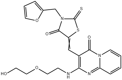 497079-47-7 3-{[3-(2-furylmethyl)-4-oxo-2-thioxo-1,3-thiazolidin-5-ylidene]methyl}-2-{[2-(2-hydroxyethoxy)ethyl]amino}-4H-pyrido[1,2-a]pyrimidin-4-one