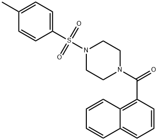 497240-89-8 {4-[(4-methylphenyl)sulfonyl]piperazin-1-yl}(naphthalen-1-yl)methanone