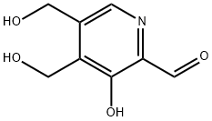 3-Hydroxy-4,5-bis(hydroxymethyl)picolinaldehyde,49797-76-4,结构式