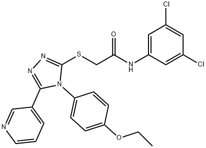 499125-75-6 N-(3,5-dichlorophenyl)-2-{[4-(4-ethoxyphenyl)-5-(pyridin-3-yl)-4H-1,2,4-triazol-3-yl]sulfanyl}acetamide