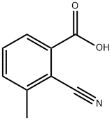 2-cyano-3-methylbenzoic acid Struktur