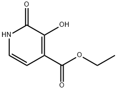 ethyl 1,2-dihydro-3-hydroxy-2-oxopyridine-4-carboxylate 化学構造式