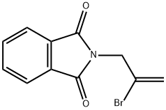 2-(2-溴烯丙基)异吲哚啉-1,3-二酮 结构式