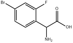 500696-05-9 2-AMINO-2-(4-BROMO-2-FLUOROPHENYL)ACETIC ACID