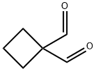 1,1-cyclobutanedicarboxaldehyde Structure