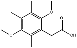 2-(2,5-dimethoxy-3,4,6-trimethylphenyl)acetic acid Struktur