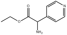 Ethyl 2-Amino-2-(4-pyridinyl)acetate 结构式