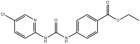 ethyl 4-(3-(5-chloropyridin-2-yl)ureido)benzoate,501655-40-9,结构式