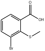 3-溴-2-(甲硫基)苯甲酸,503821-96-3,结构式