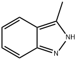 3-Methyl-2H-indazole 化学構造式