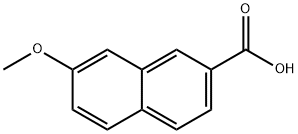 7-methoxy-2-naphthoic acid Struktur