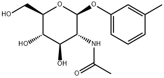 3-Methylphenyl 2-(acetylamino)-2-deoxy-beta-D-glucopyranoside Structure