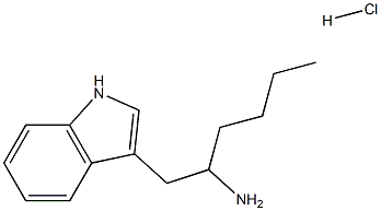 1-(1H-Indol-3-Yl)Hexan-2-Amine Hydrochloride Structure