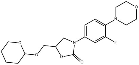 3-[3-fluoro-4-(4-morpholinyl)phenyl]-5-[[(tetrahydro-2H-pyran-2-yl)oxy]methyl]-2-Oxazolidinone