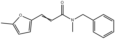 N-benzyl-N-methyl-3-(5-methyl-2-furyl)acrylamide,514824-37-4,结构式