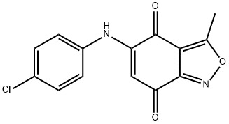 51485-59-7 5-((4-Chlorophenyl)amino)-3-methylbenzo[c]isoxazole-4,7-dione